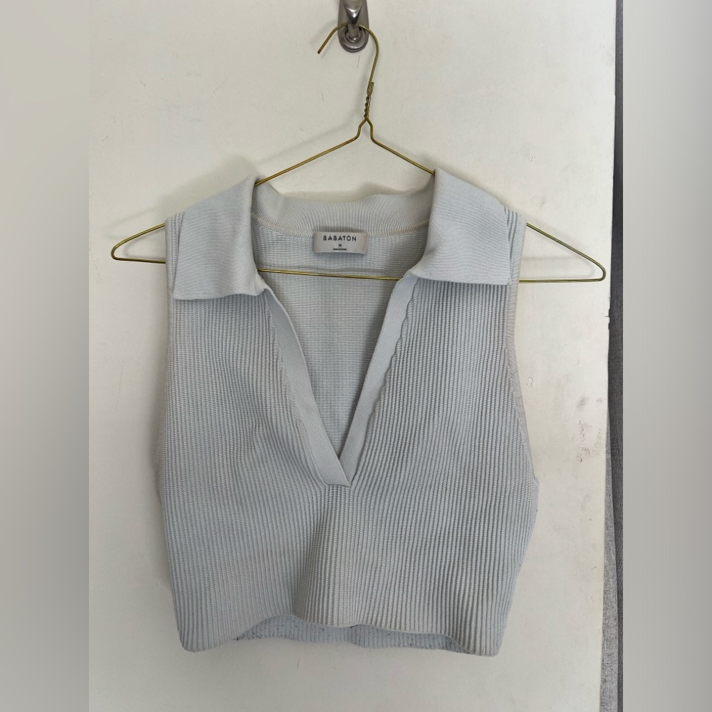 Aritzia collared tank top